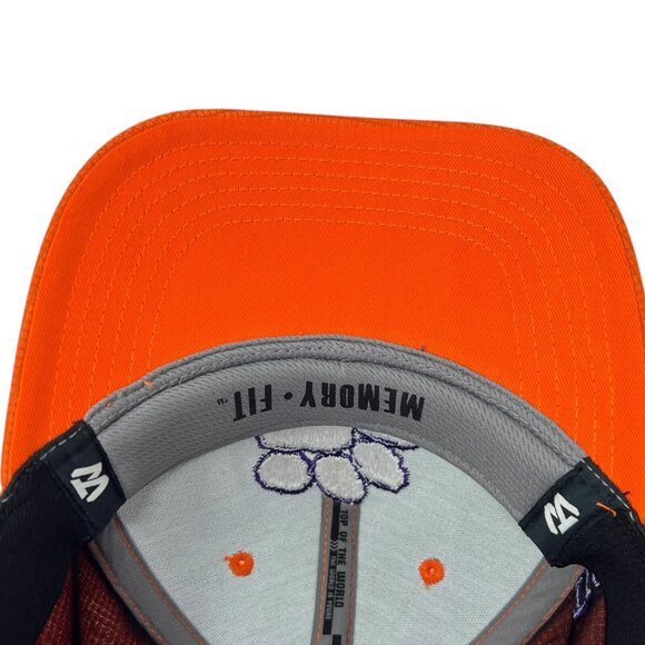 Clemson Tigers Baseball Hat Men OSFA Top of the World Memory Fit New Without Tag - Picture 7 of 9